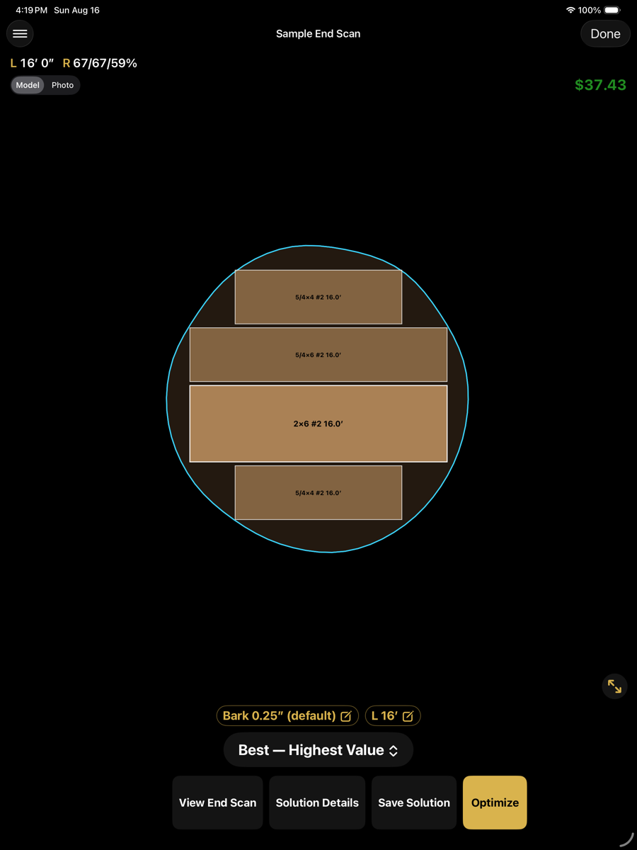 End scan solution